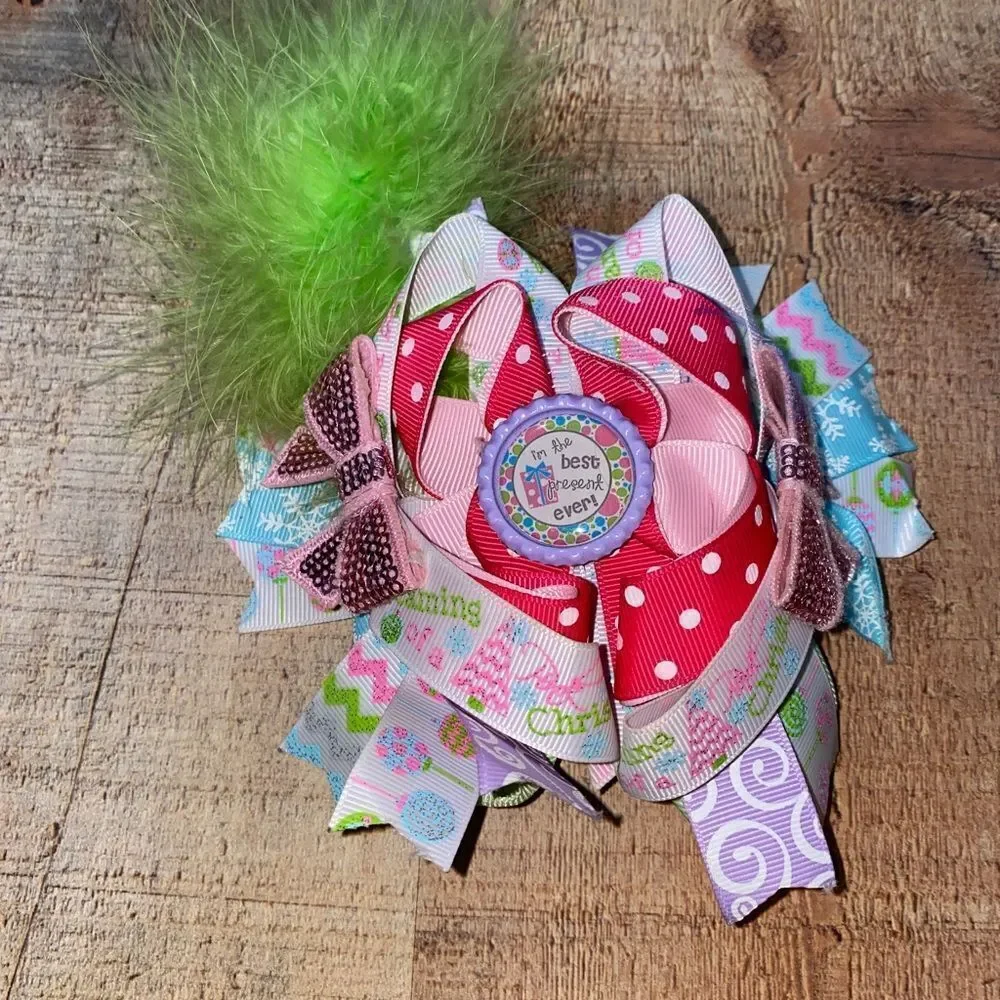 Lot of 12 boutique style‎ handmade bows